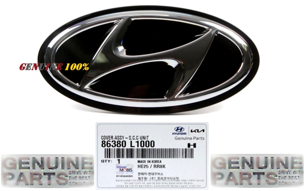 Genuine Front Grille Radar Emblem Logo OEM Hyundai Sonata 2020-21-22-2023 ⭐⭐⭐⭐⭐