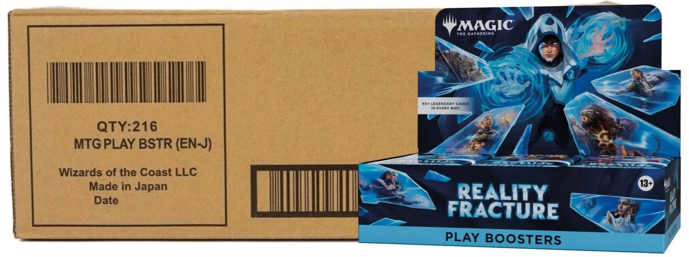 Magic The Gathering - Case of Reality Fracture Play Boosters Box (6 Boxes). RTS Magic The Gathering - Case of Reality Fracture Play Boosters Box (6 Boxes). RTS
