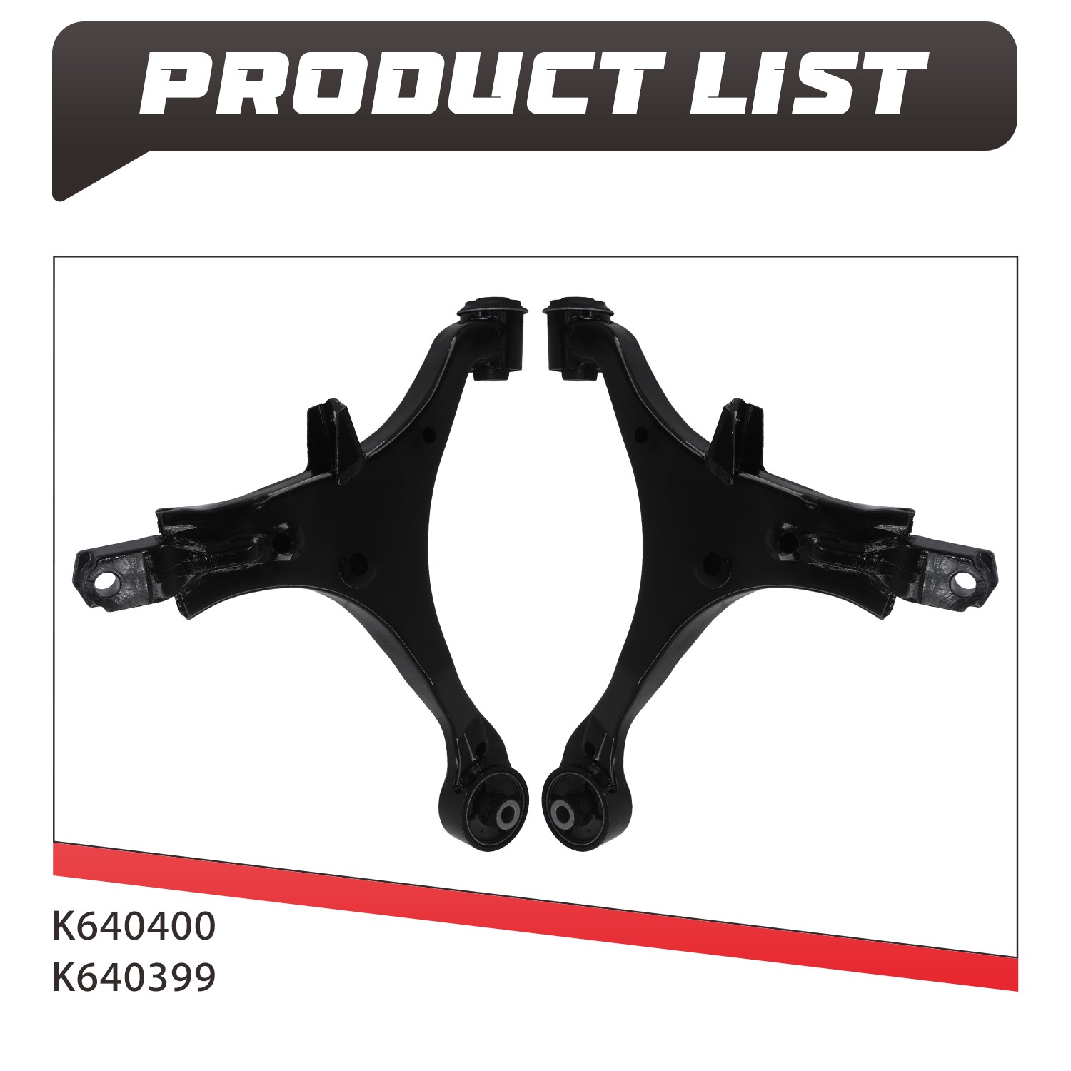 14x Front Lower Control Arms Tie Rods Suspension Kit for Honda CR-V 2002 - 2006