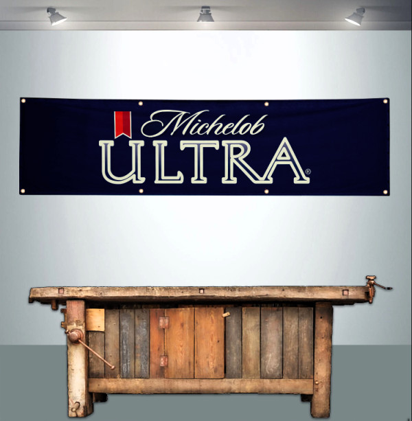 MICHELOB ULTRA 2\' X 8\' BANNER FLAG