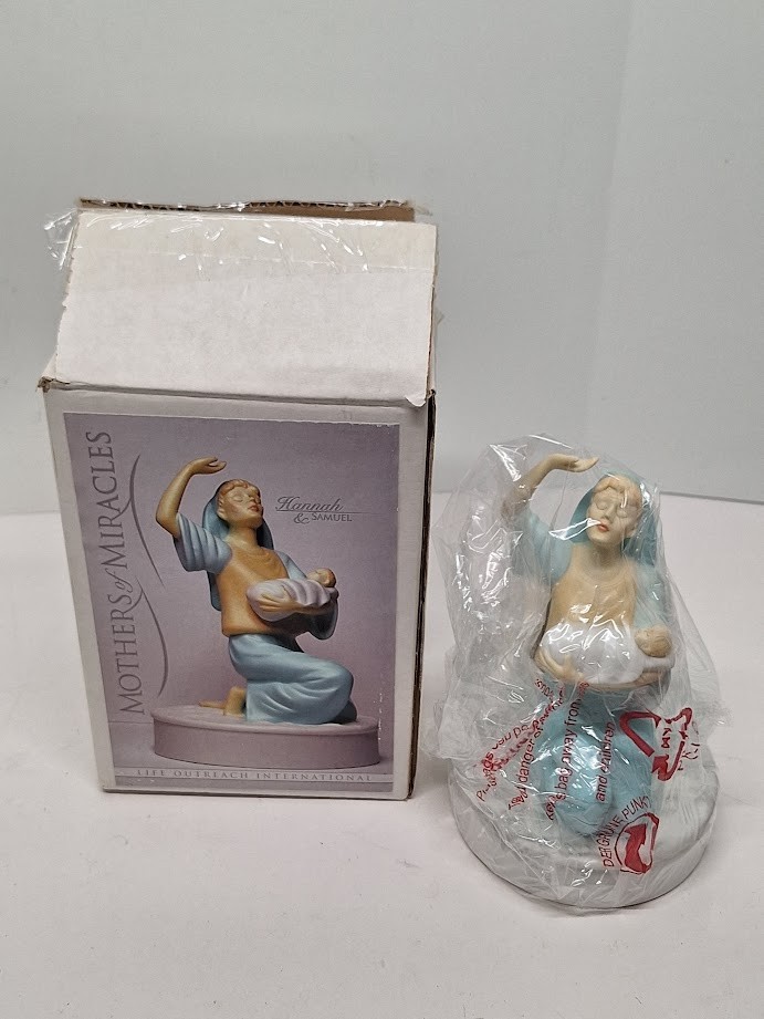 Mothers Of Miracles Hannah And Samuel Ceramic Figurine Mothers Of Miracles Hannah And Samuel Ceramic Figurine