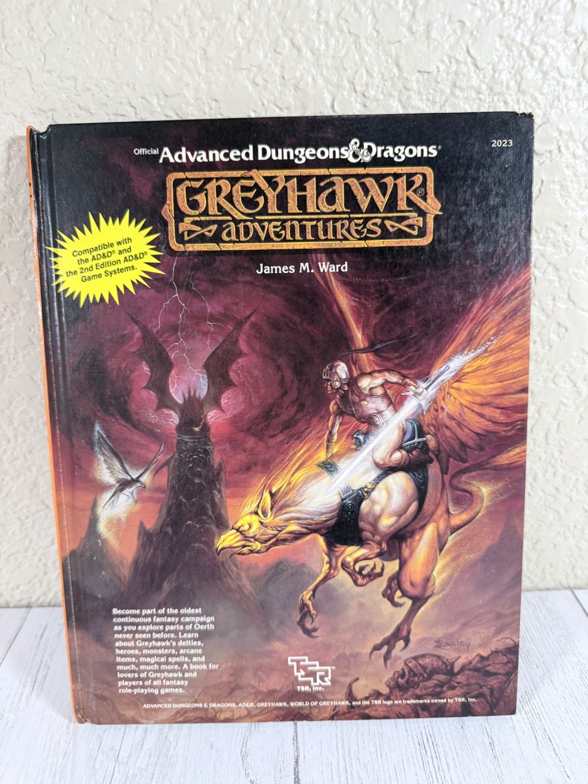 Advanced Dungeons & Dragons Greyhawk Adventures Hardcover Book TSR 1988 #3 Advanced Dungeons & Dragons Greyhawk Adventures Hardcover Book TSR 1988 #3