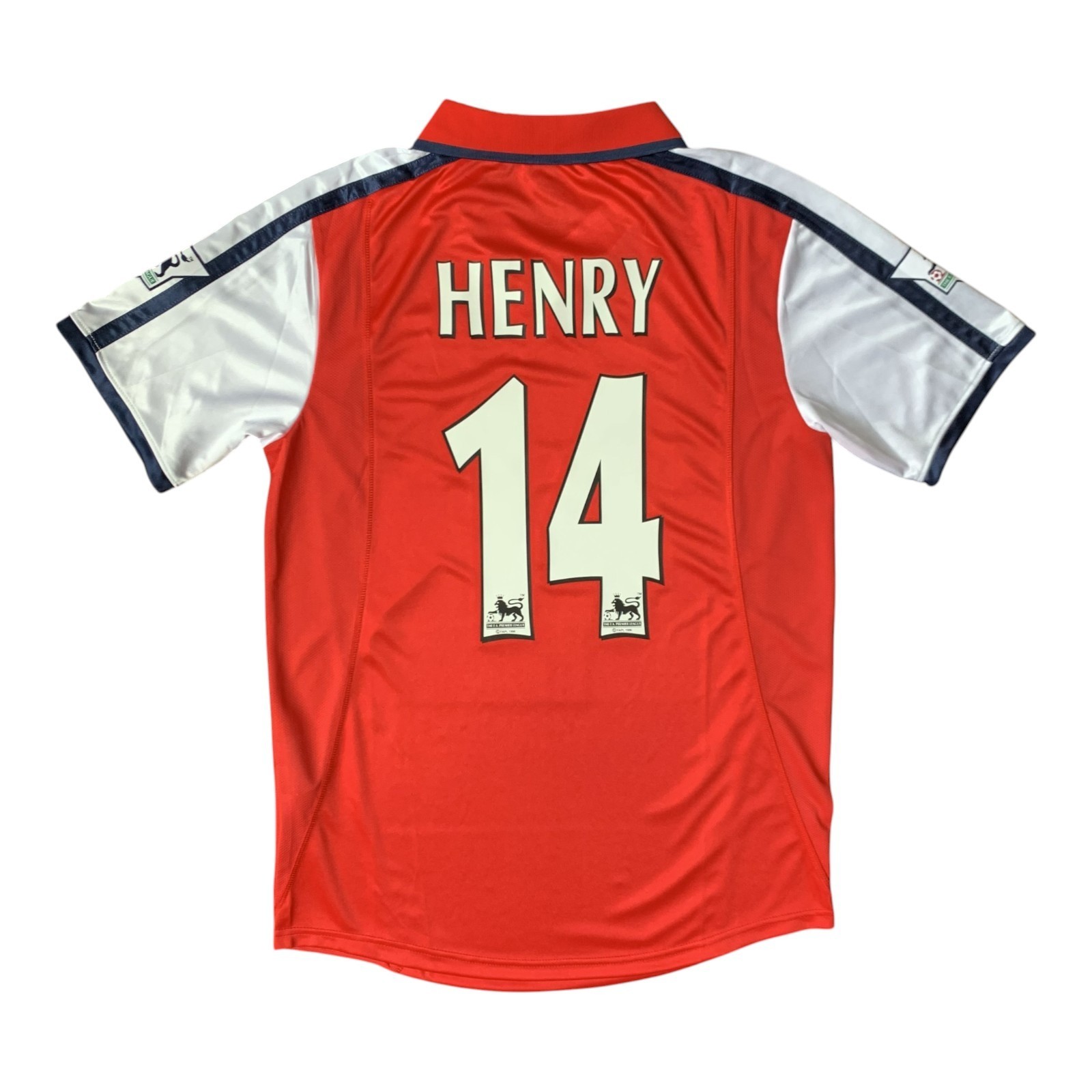 Thierry Henry #14 Arsenal 2001/2002 Home Jersey Retro - Men’s Sizes - NEW