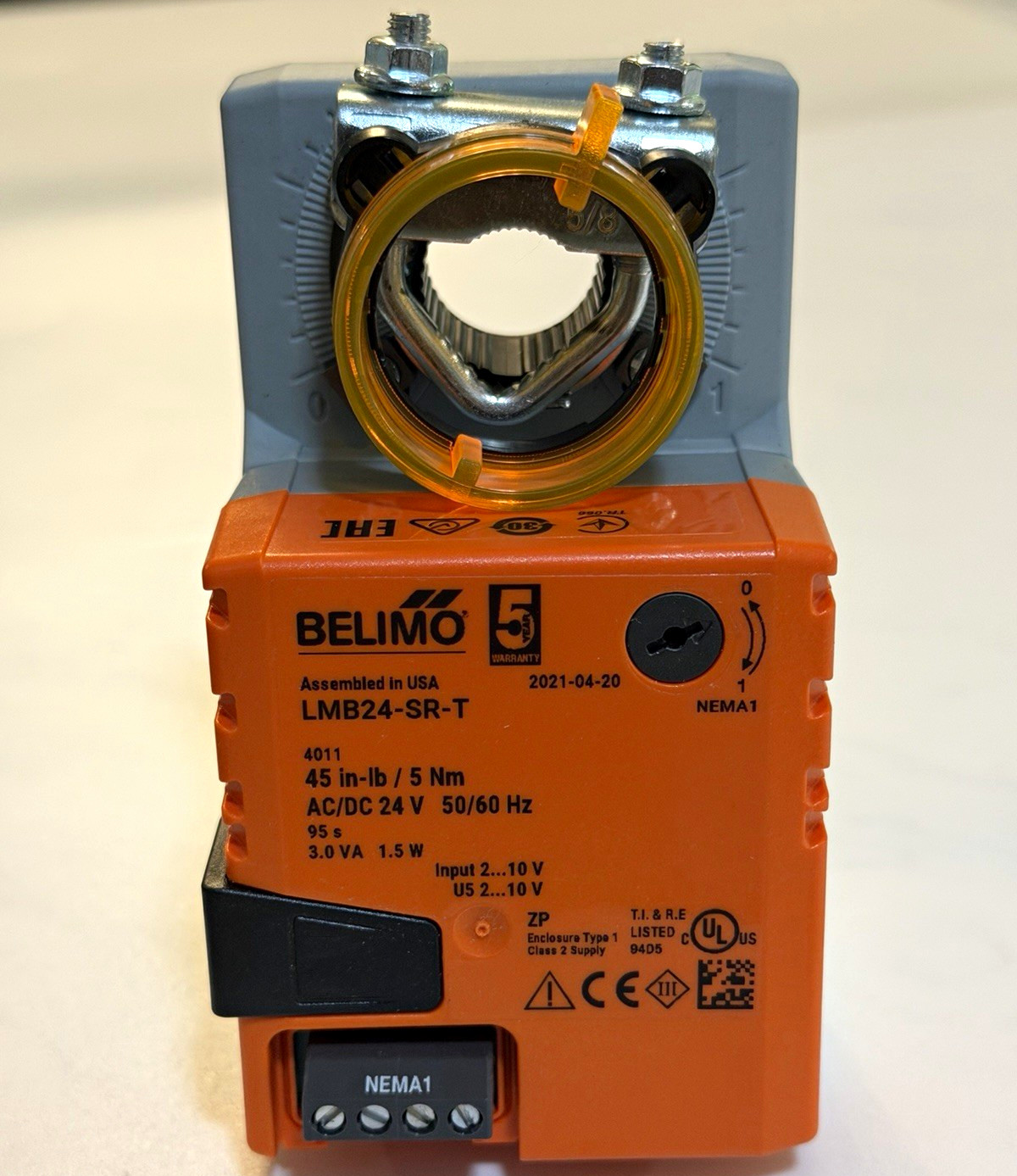 NEW Belimo LMB24-SR-T Damper Actuator 24VAC/DC 45 in-lb 2-10V Screw Terminal