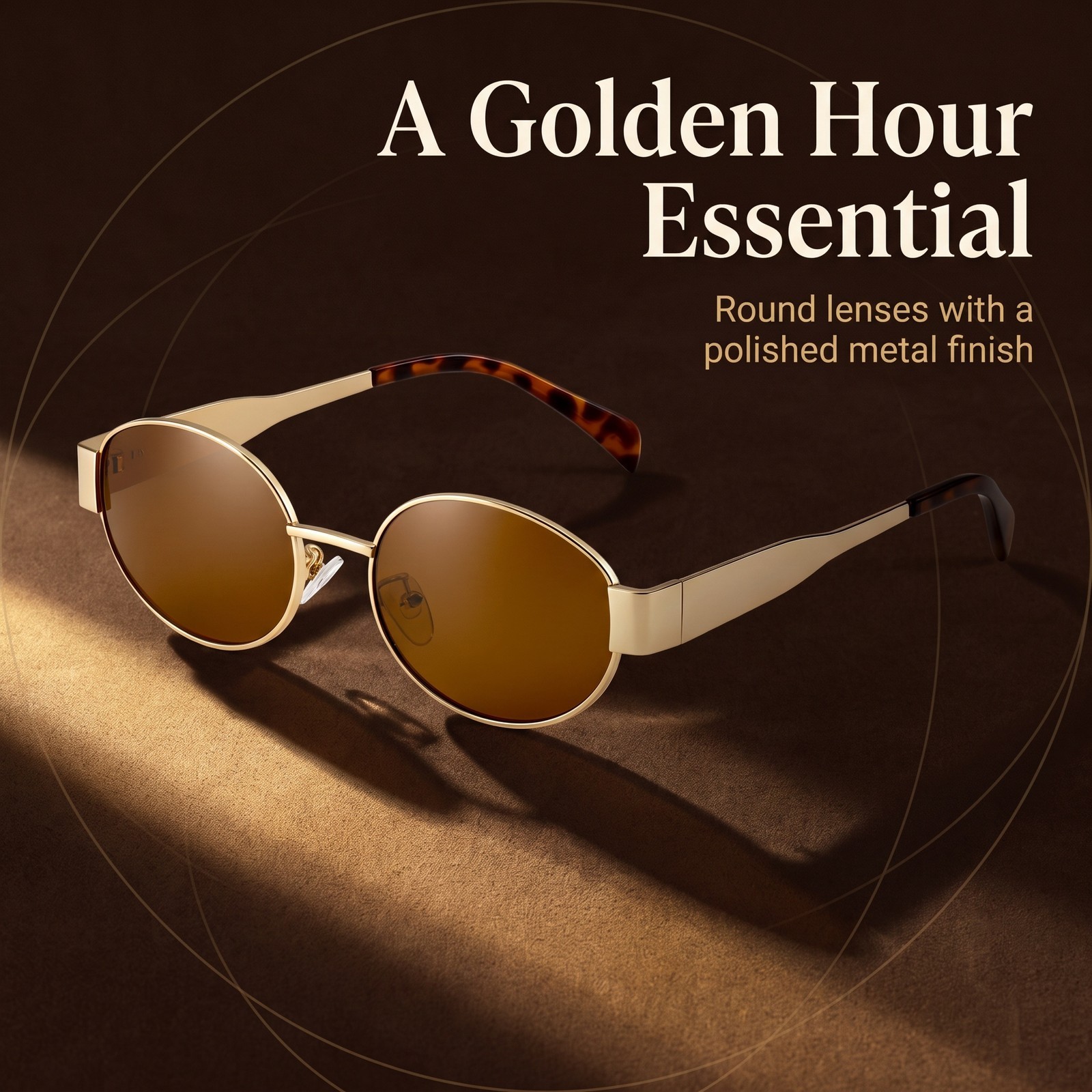 Vintage Oval Sunglasses UV380 Shades Men Women Sports Driving Beach Casual Wear