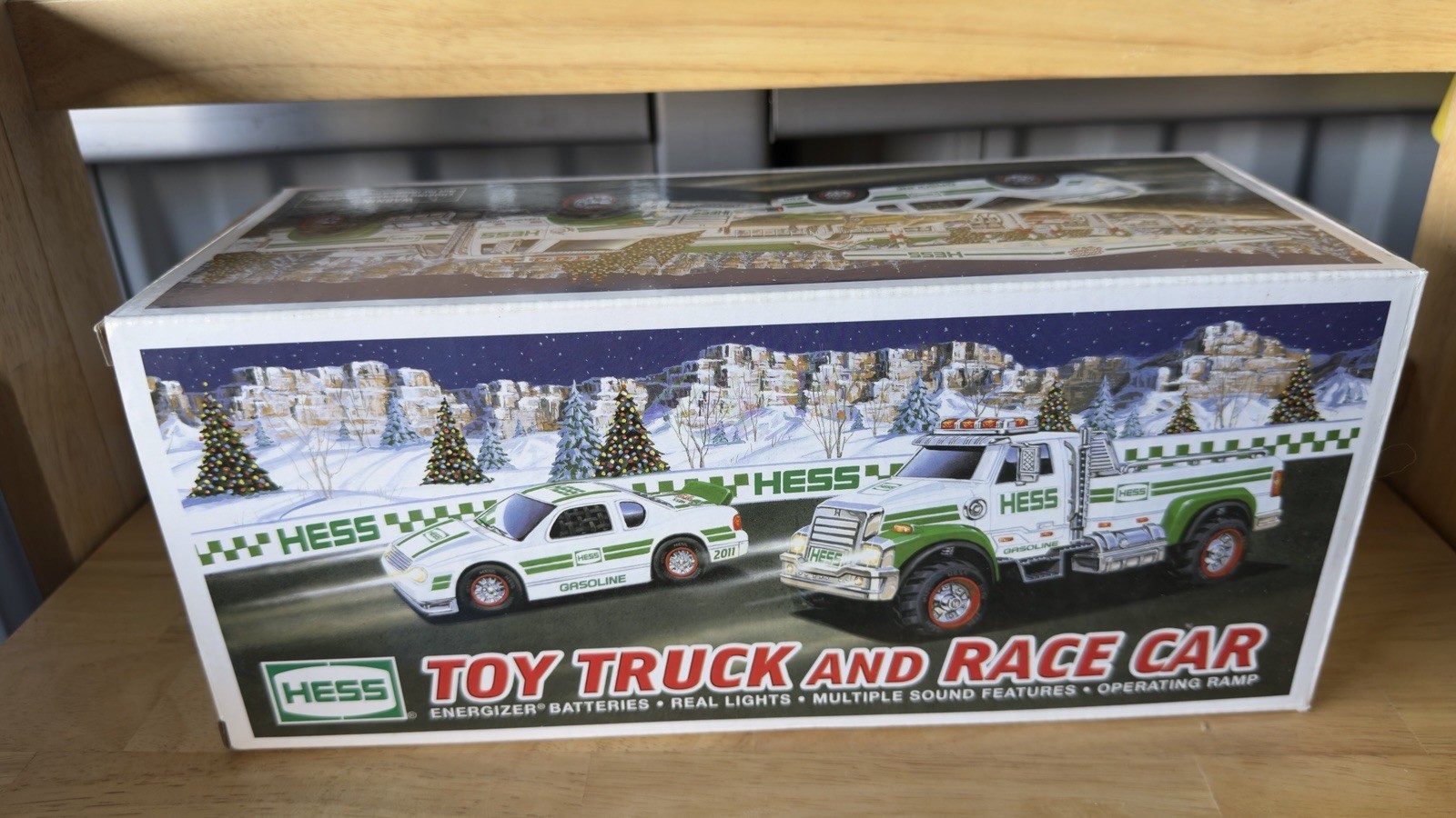 2011 Hess Truck Toy Truck and Race Car New 2011 Hess Truck Toy Truck and Race Car New