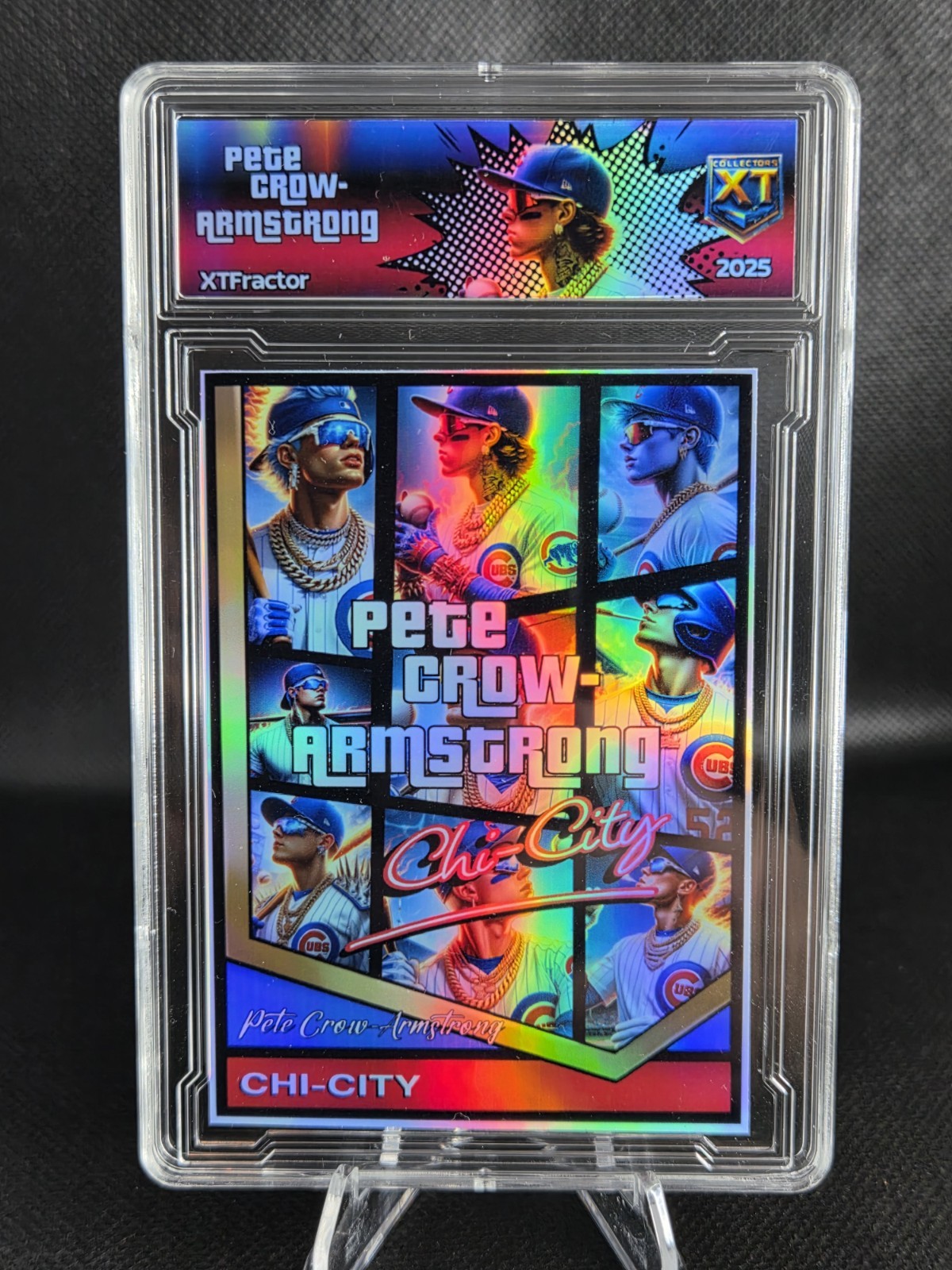 Pete Crow-Armstrong CUSTOM Art Card Chicago Cubs #4 PCA MVP 40/40 Baseball