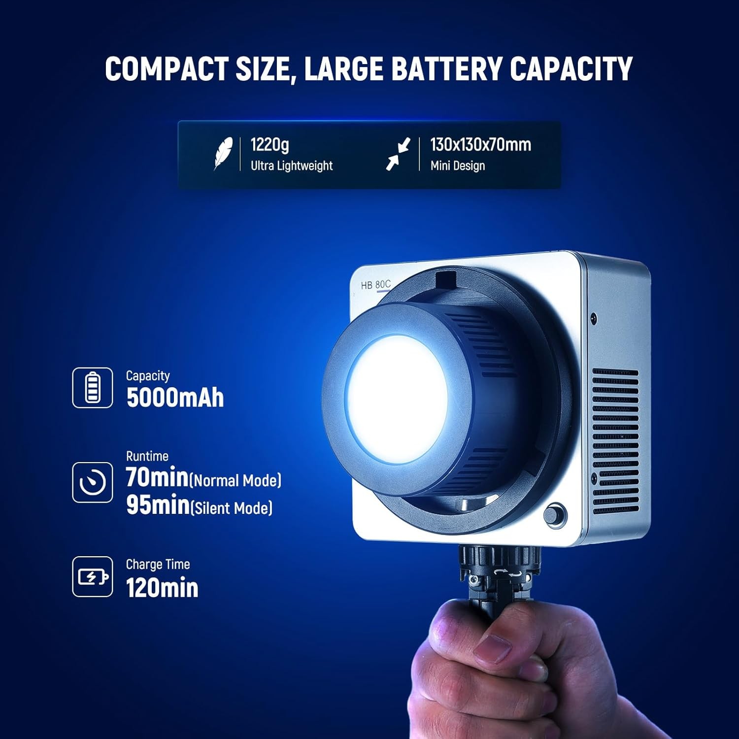NEEWER HB80C 80W RGB LED Video Light Portable Studio Photography Fill Light NEEWER HB80C 80W RGB LED Video Light Portable Studio Photography Fill Light