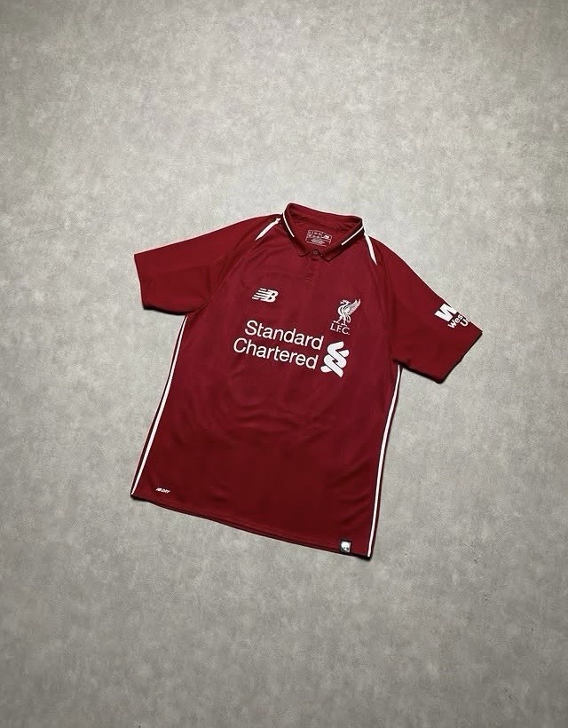 NWOT Liverpool FC 19/20 Home Jersey M.SALAH 11 New Balance Size M 50x68cm