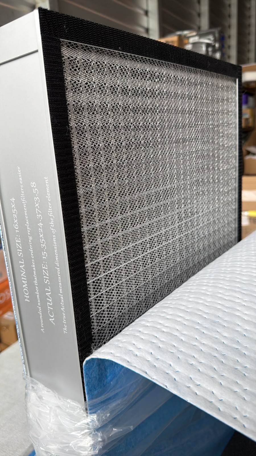16x25x4 HVAC Furnace Air Filter, MERV 13 | Washable&Reusable| 1-Pack