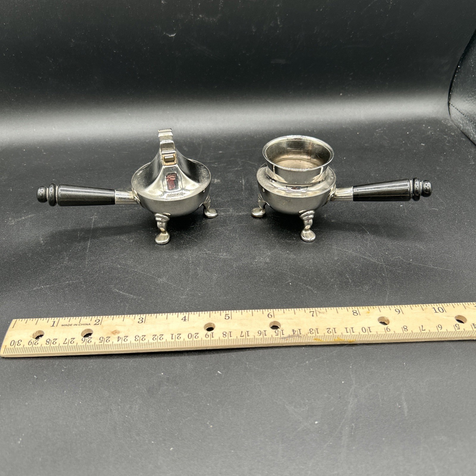 Vintage 1950\'s Mid-Century Chrome ASR Table Lighter & Ashtray Set Vintage 1950\'s Mid-Century Chrome ASR Table Lighter & Ashtray Set