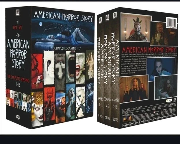 American Horror Story The Complete Series 1-12 ( DVD SET ) Brand New & Sealed American Horror Story The Complete Series 1-12 ( DVD SET ) Brand New & Sealed