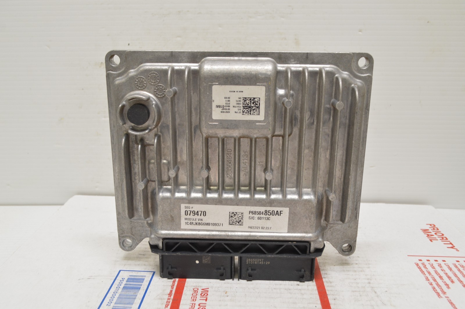 2023-2025 Jeep Grand Cherokee P68504850AF Engine Control Module Unit Ecm D70 036 2023-2025 Jeep Grand Cherokee P68504850AF Engine Control Module Unit Ecm D70 036