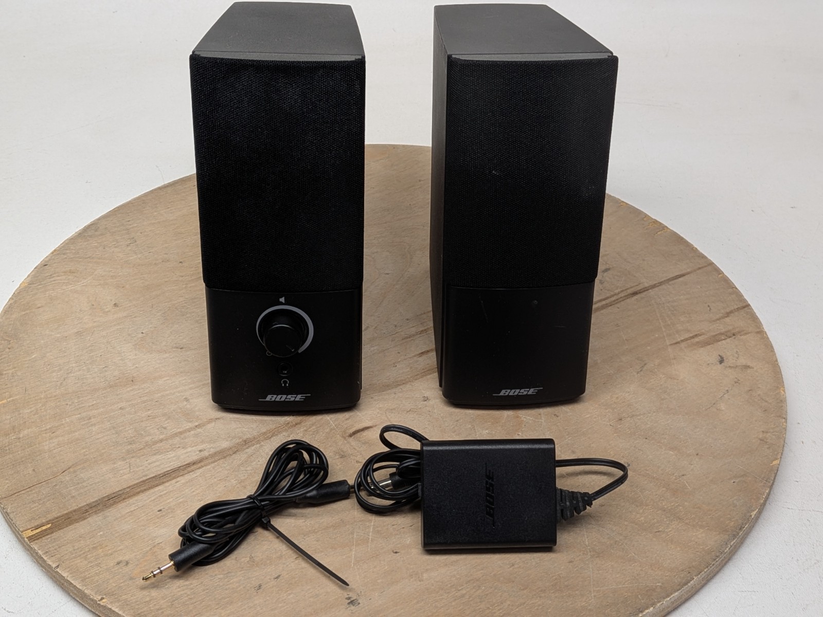Bose Companion 2 Series III Multimedia Speakers System Pair Power Supply Tested