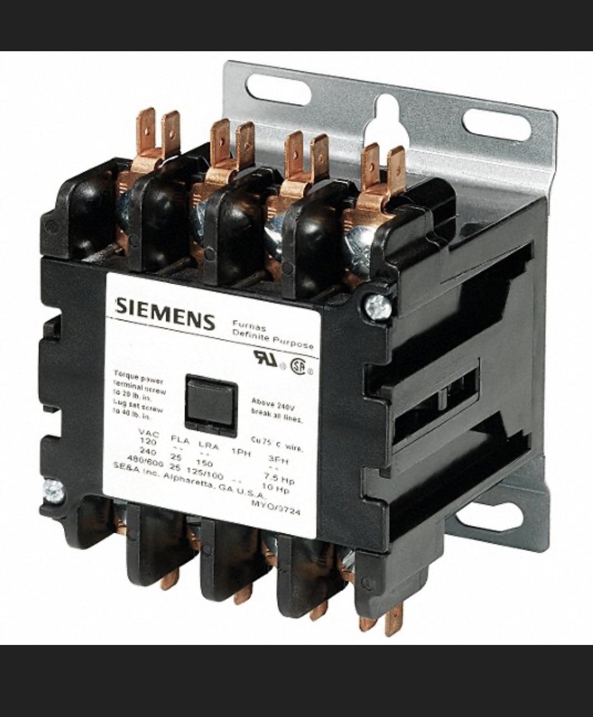 Siemens  Furnas 42CF35AJ contactor brand Replaces CDM40C3