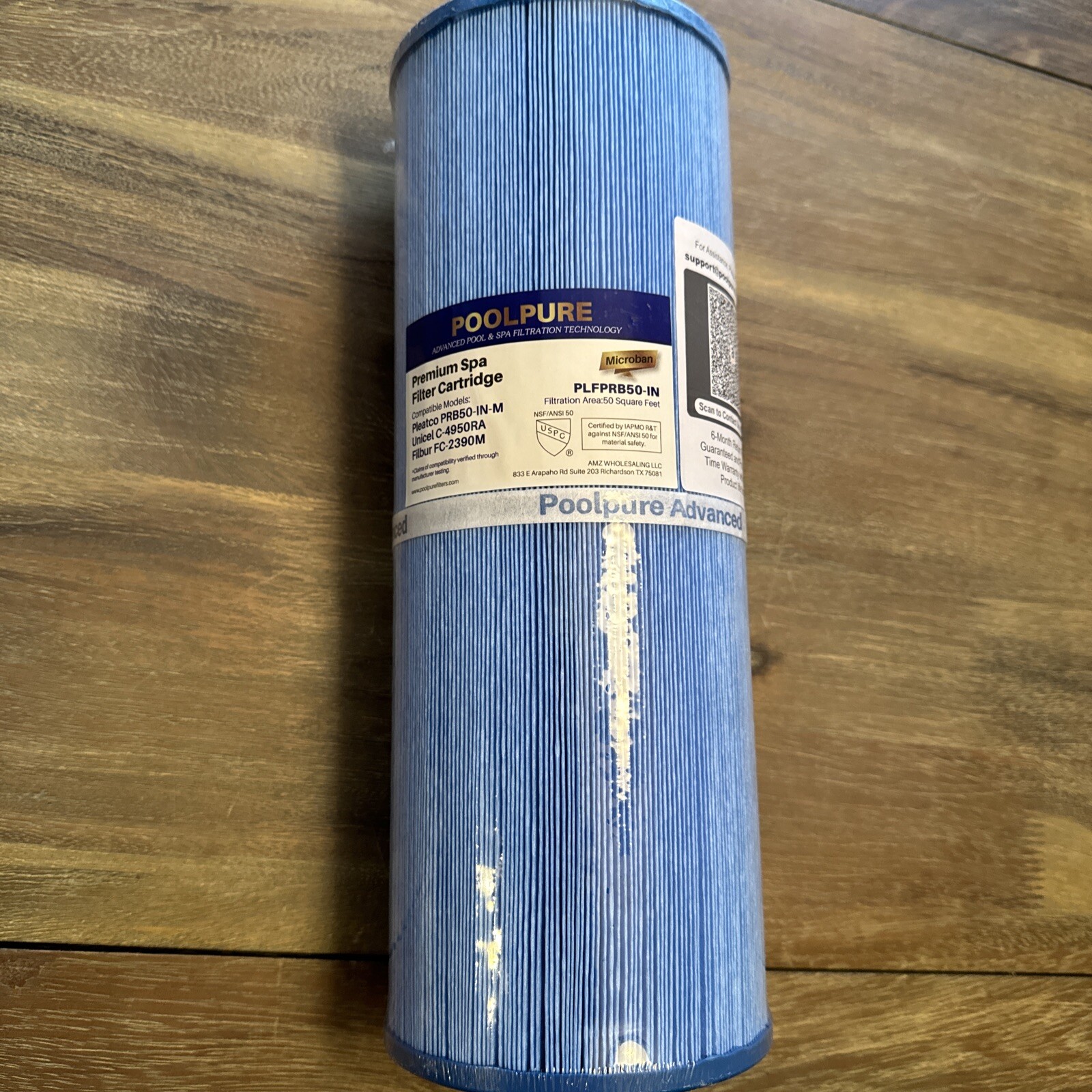 POOLPURE Antimicrobial Spa Filter Replacement for Pleatco PRB50-IN-M, Unicel ... POOLPURE Antimicrobial Spa Filter Replacement for Pleatco PRB50-IN-M, Unicel ...