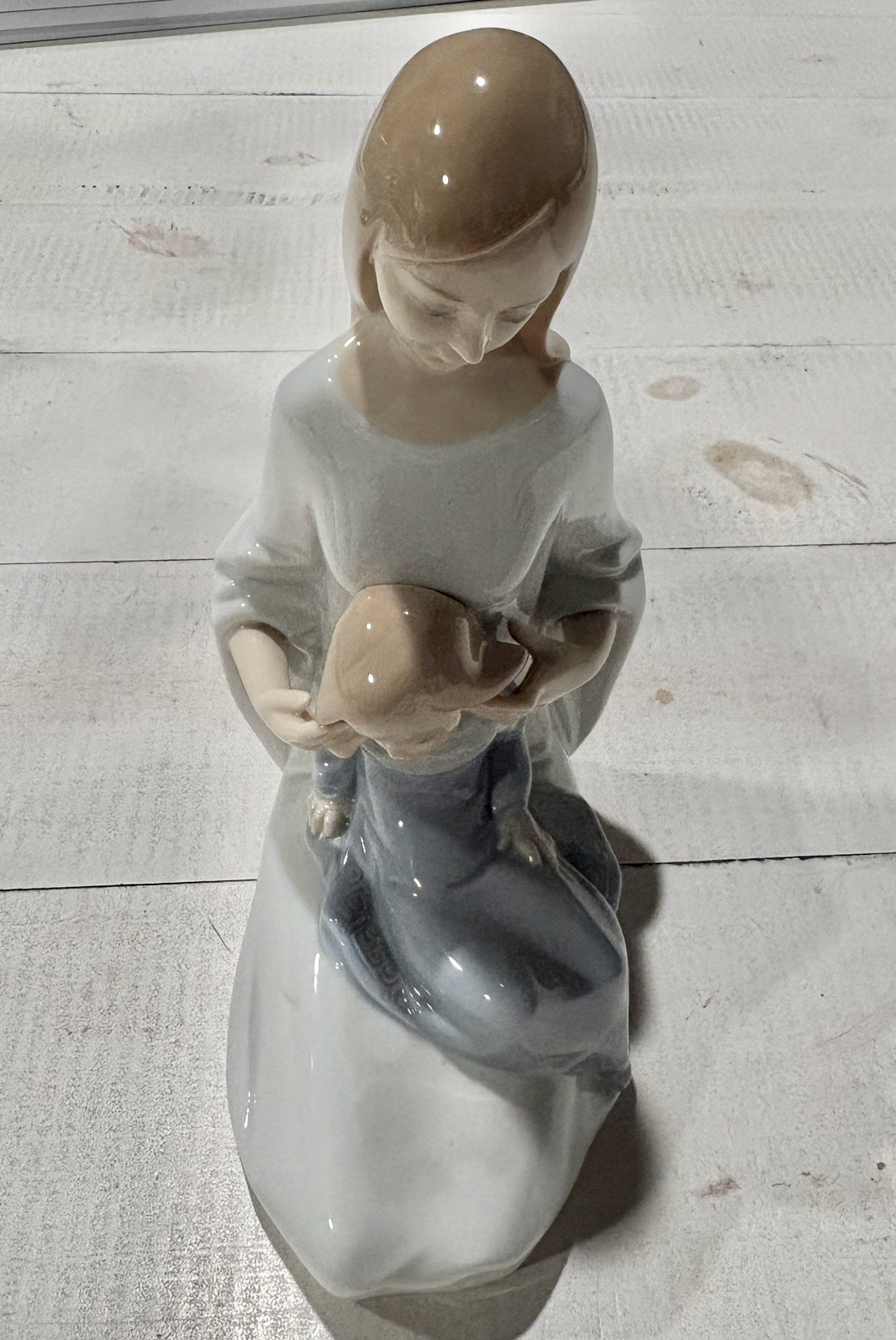 NAO BY LLADRO MY BEAUTIFUL GIRL #1572 MOTHER & CHILD 8.25
