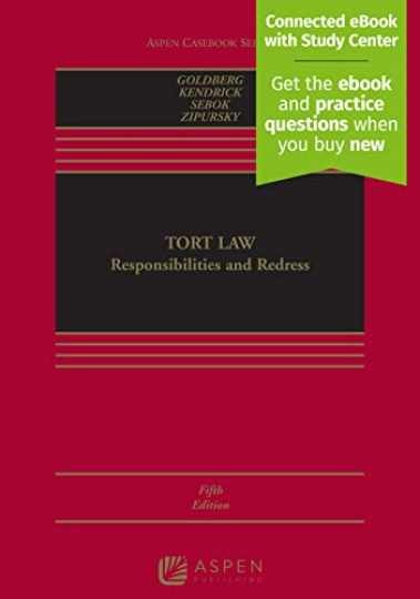 Tort Law: Responsibilities and Redress - Hardcover, by John C. P. - Very Good
