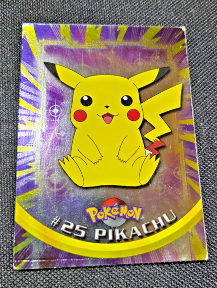 Pikachu #25 Topps Blue Label TV Animation Edition Non Holo Pokémon 1999 LP Pikachu #25 Topps Blue Label TV Animation Edition Non Holo Pokémon 1999 LP