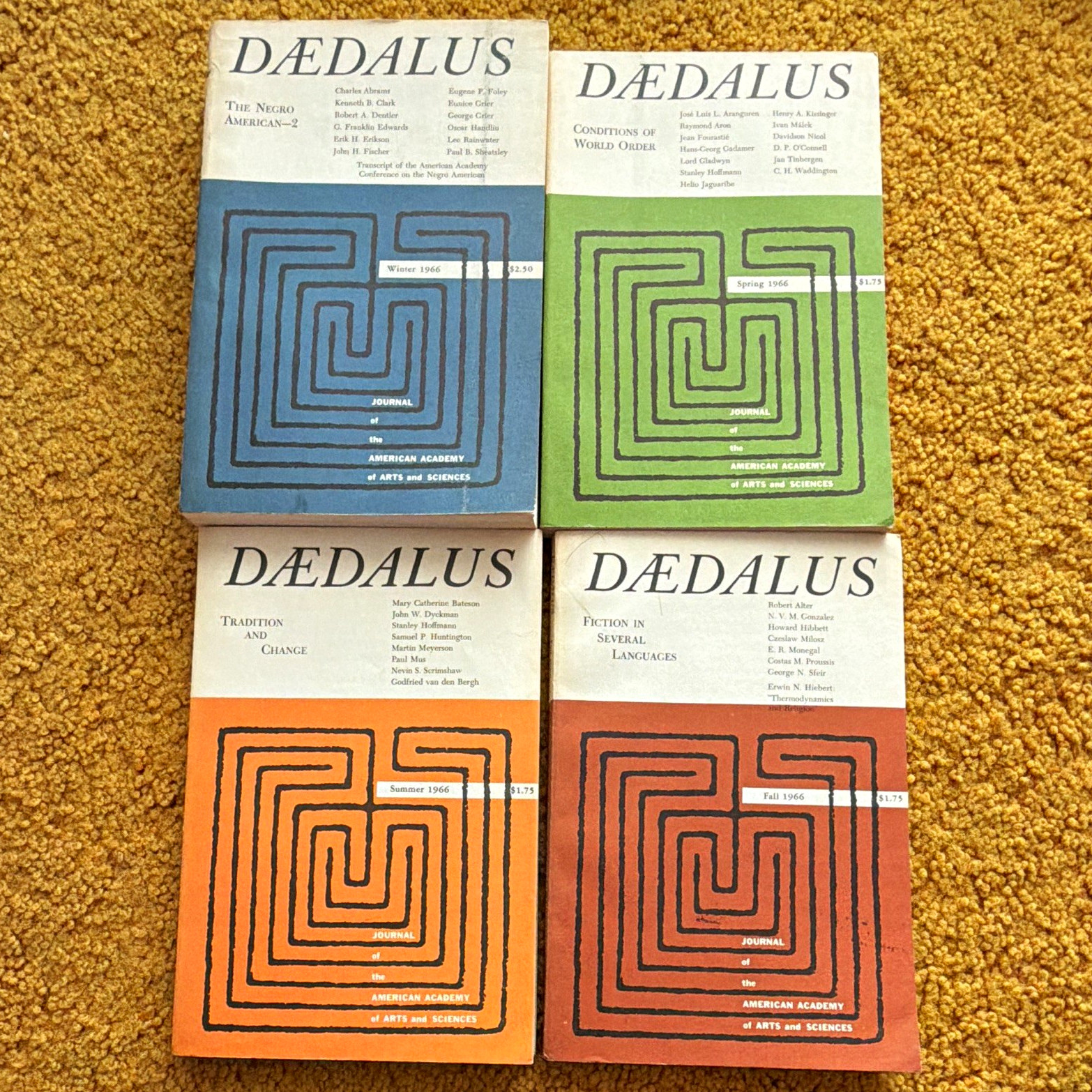 Daedalus Journal 1966 Vol 95 Lot of 4 Winter Spring Summer Fall Kissinger Daedalus Journal 1966 Vol 95 Lot of 4 Winter Spring Summer Fall Kissinger