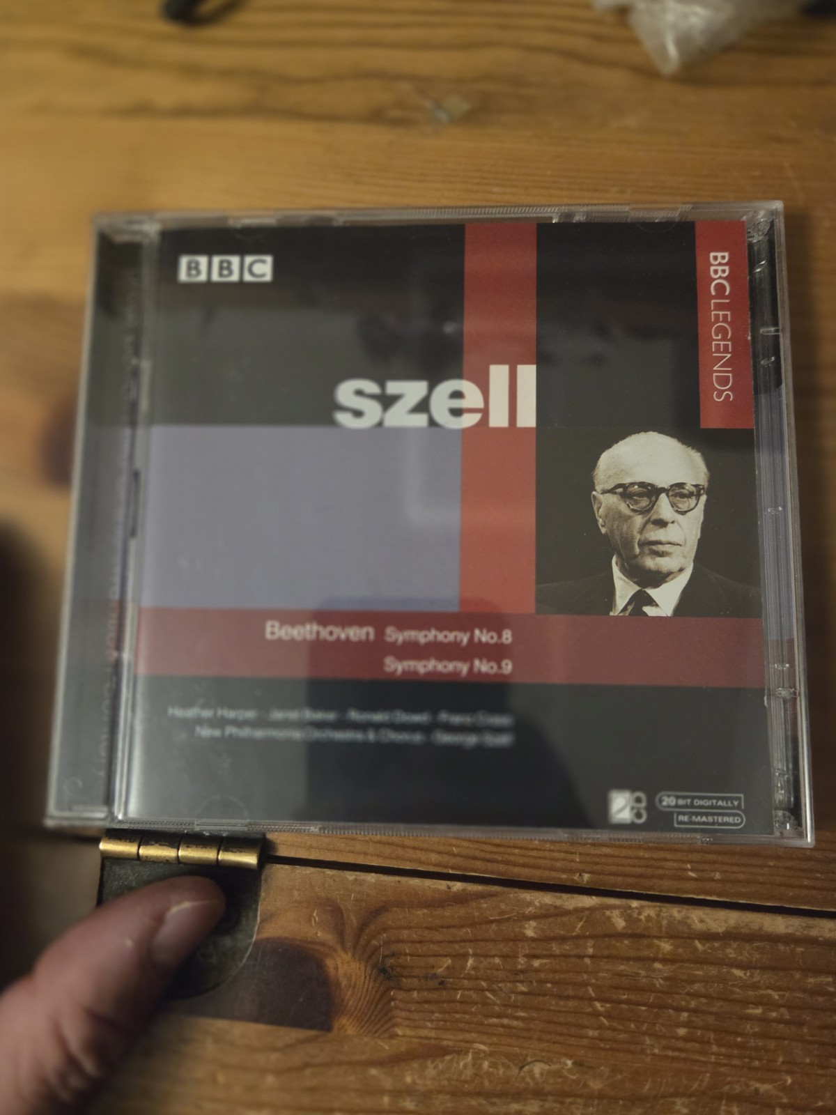 BBC Legends 2CD Szell Beethoven Symphony No 8 & 9 New Sealed BBCL 4155-2