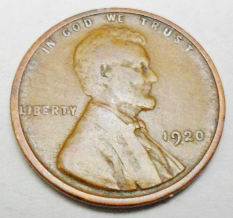 1920 P Lincoln Wheat Cent / Penny AVE CIRCULATED **FREE SHIPPING** 1920 P Lincoln Wheat Cent / Penny AVE CIRCULATED **FREE SHIPPING**
