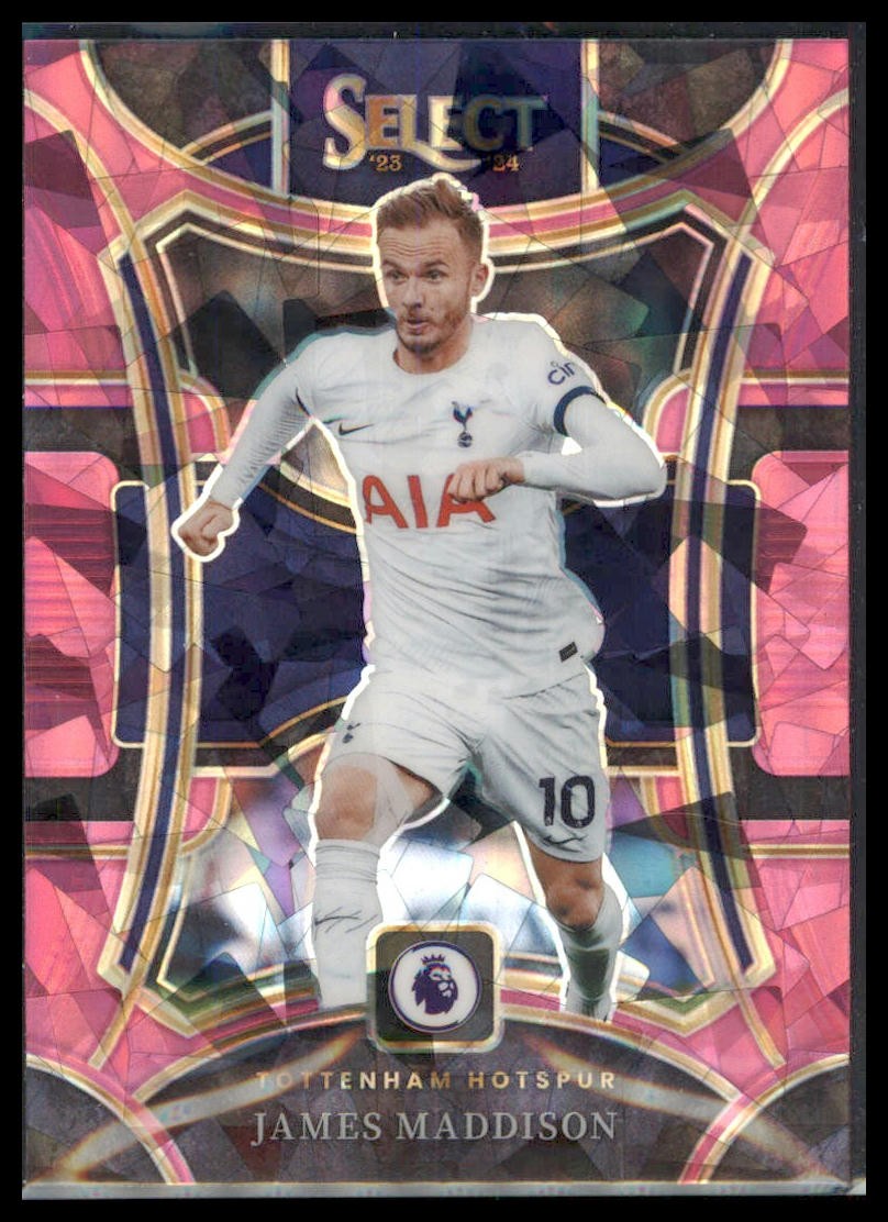2023-24 Panini Select Premier League #186 James Maddison Pink Ice