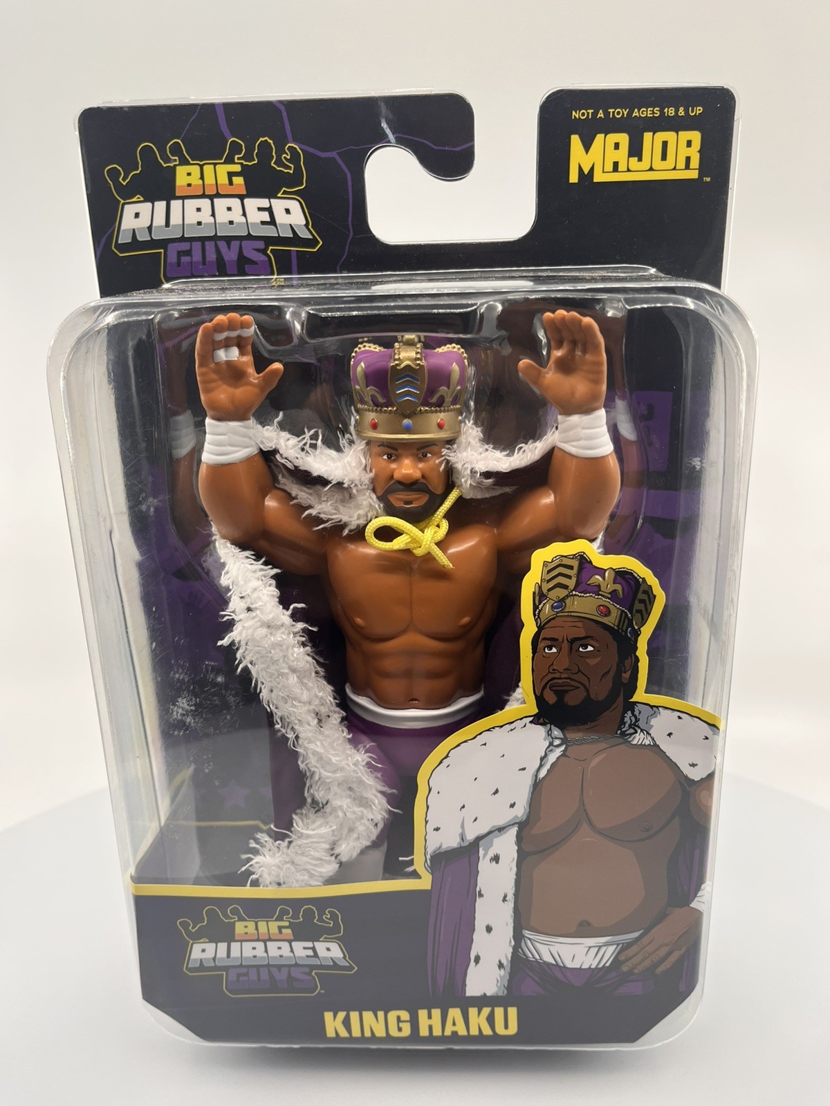Big Rubber Guy King haku (with Protective Case + robe. Custom)