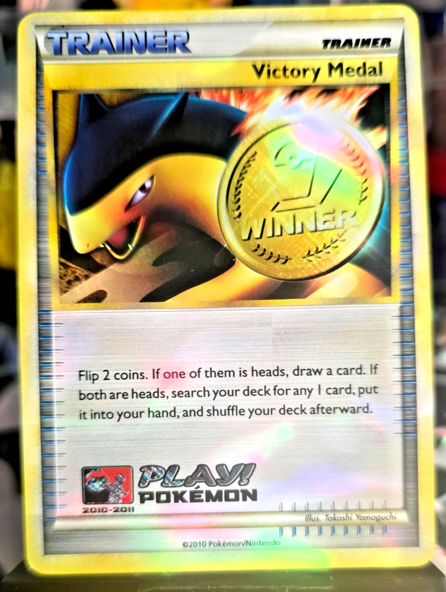 Pokemon League Victory Medal Battle Challenge Promo NM Winner extremely RARE