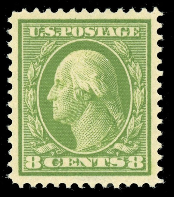 US Stamp Scott 337 PSE Grade Superb 98 Mint OGph 1908 Washington Franklin