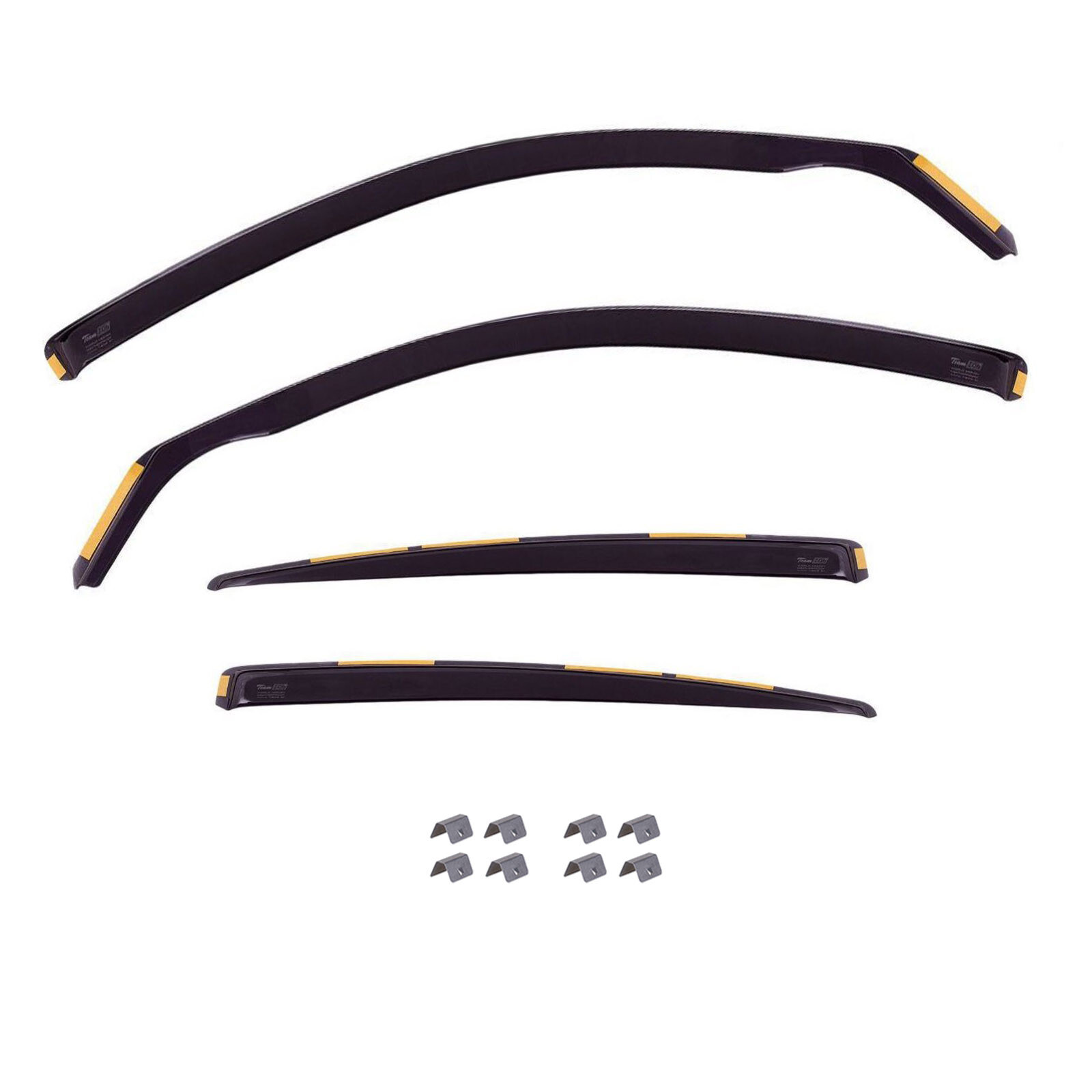Wind Deflectors In Channel For Cadillac SRX 2 2010-2016 4-Pcs Visors Rain Guard