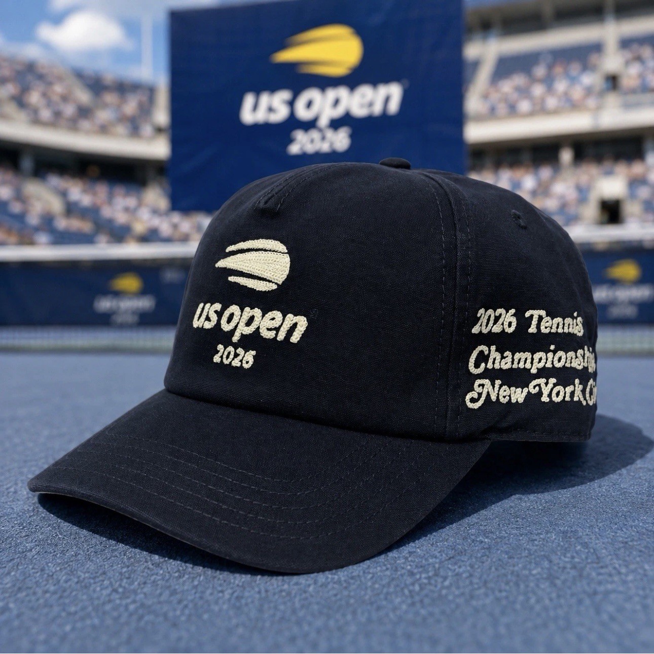 US Open Tennis NYC Embroidered Cap 2026 Limited Edition