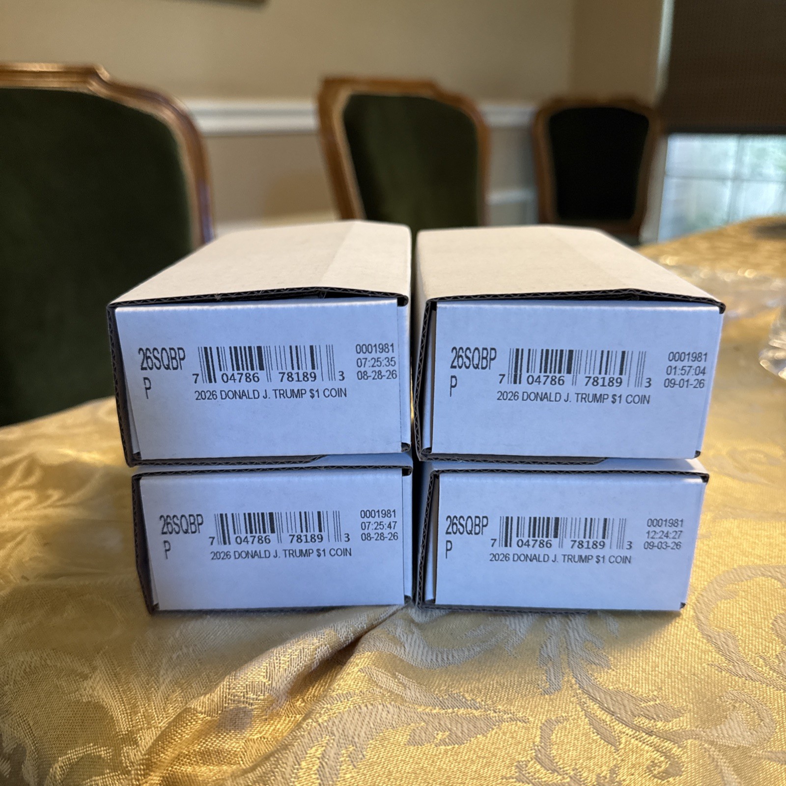 2026-P Donald Trump Semiquincentennial $1 Coin 100-Coin Bag 26SQBP - Sealed 2026-P Donald Trump Semiquincentennial $1 Coin 100-Coin Bag 26SQBP - Sealed