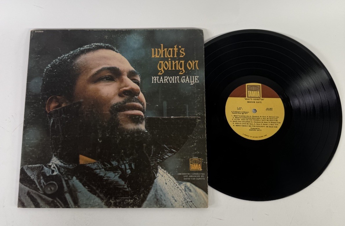 Marvin Gaye: What's Going On LP Vinyl US Tamla OG 1971 Pressing VG+/VG+ Clean Marvin Gaye: What's Going On LP Vinyl US Tamla OG 1971 Pressing VG+/VG+ Clean