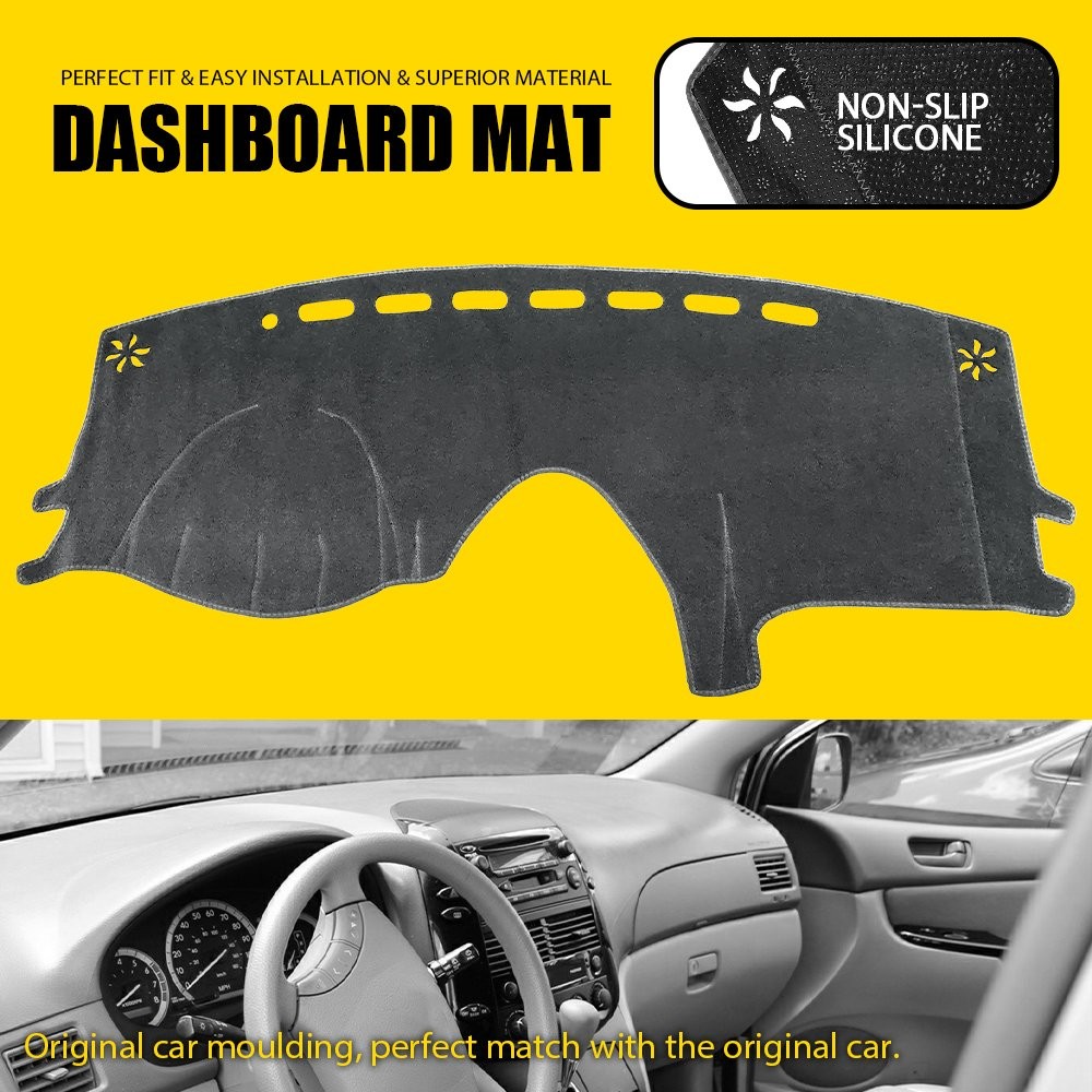 Anti-glare Dashboard Pad Cover Protect Dash Mat Gray Fit Toyota Sienna 2004-2010