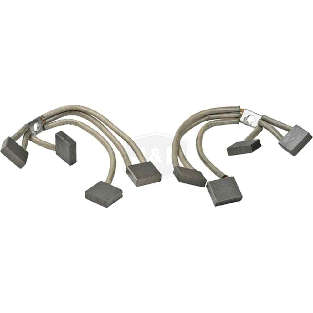 Brush Set 2 PCS for Motors - 12/24V, Insulated Leads, 7.2mm Terminal