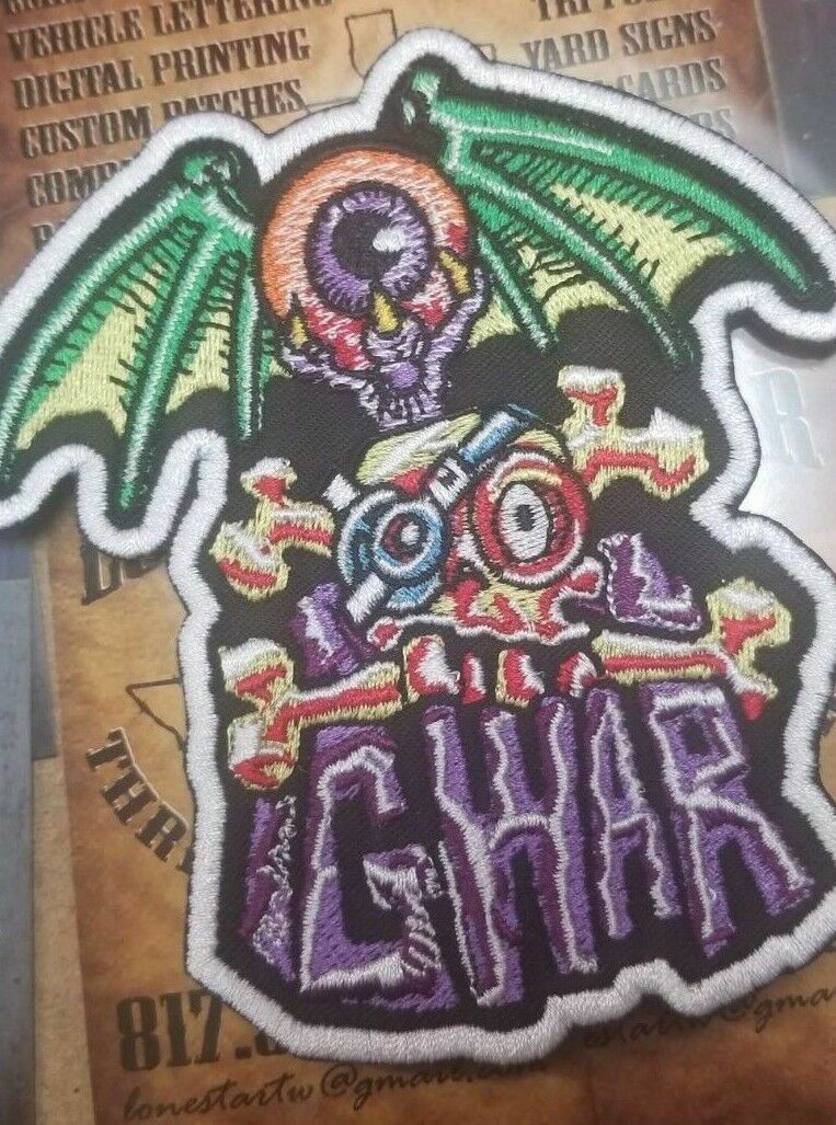 EMBROIDERED GWAR WING ROCK BAND PATCH (Please Read Ad)