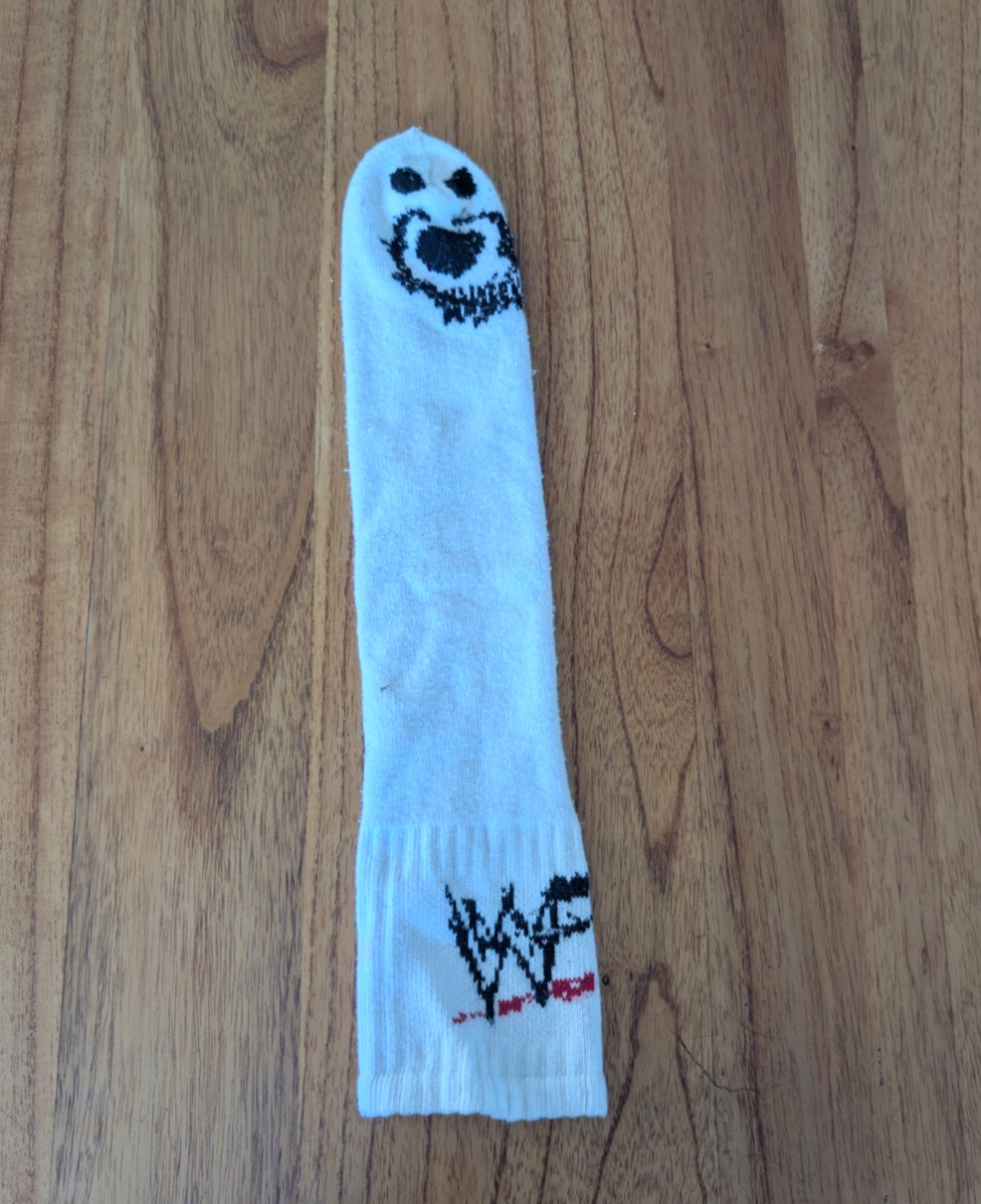 WWF Attitude Era Authentic Mr. Socko - Mankind/Mick Foley WWF Attitude Era Authentic Mr. Socko - Mankind/Mick Foley