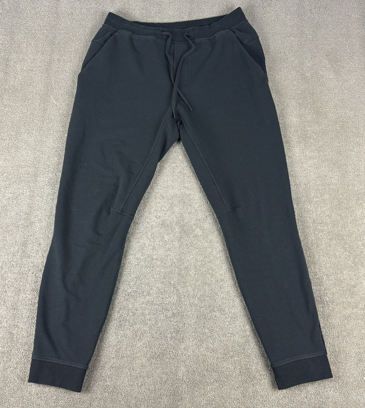 Lululemon Pants Mens Large City Sweat Joggers Black French Terry Stretch Tapered Lululemon Pants Mens Large City Sweat Joggers Black French Terry Stretch Tapered