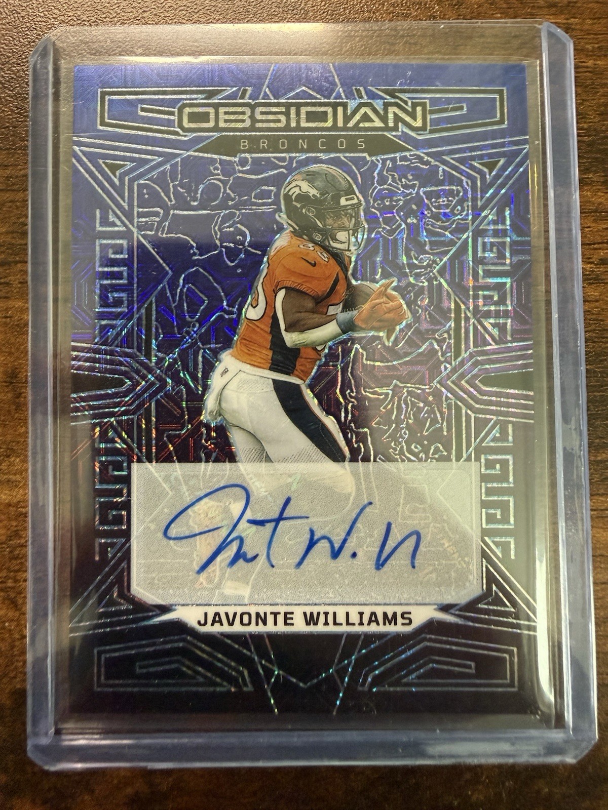 2023 Obsidian Deep Blue Sea Javonte Williams Auto /5 Cowboys 2023 Obsidian Deep Blue Sea Javonte Williams Auto /5 Cowboys