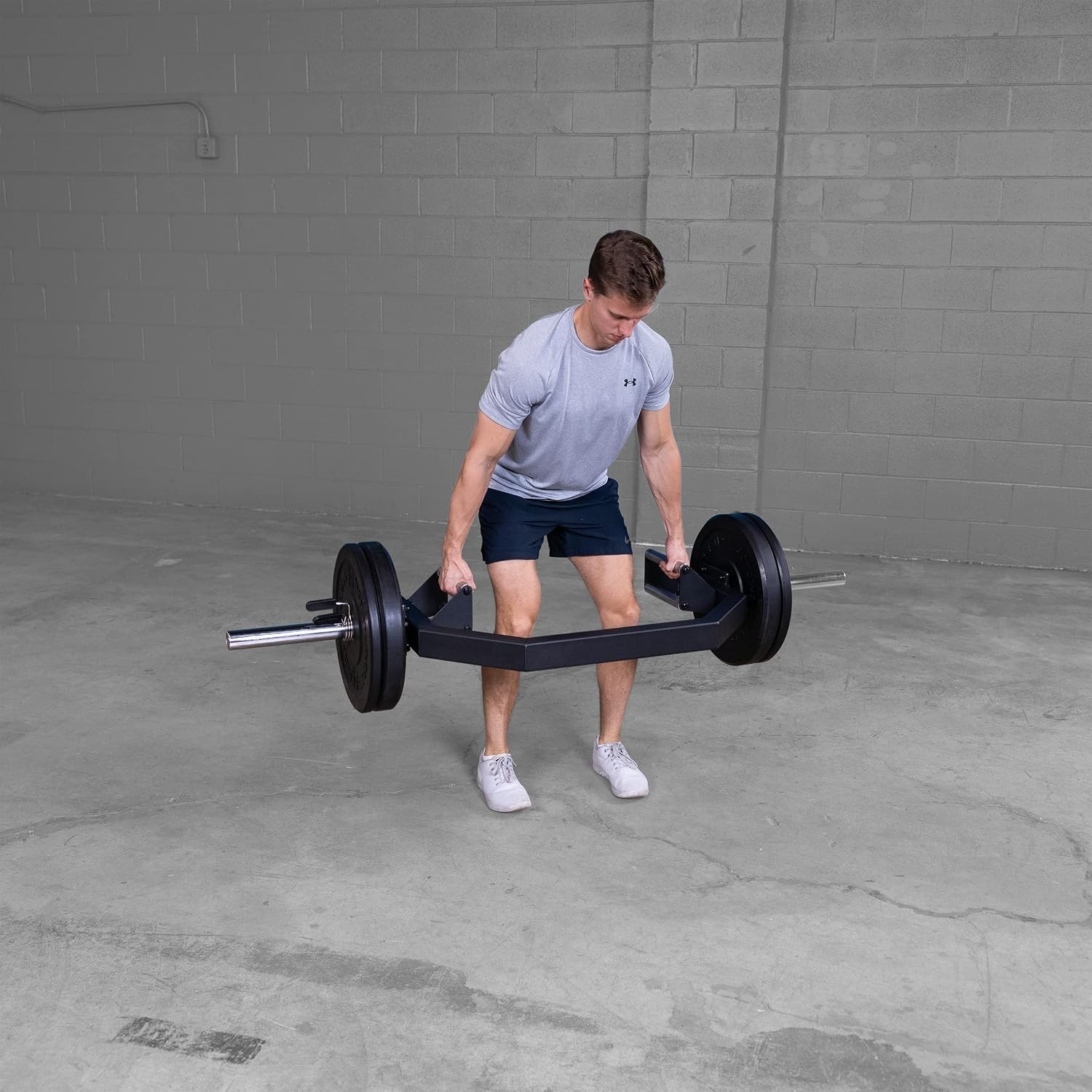 Body-Solid OTB100 Olympic Open Trap Bar | Hex Bar for Deadlifts & Shrugs