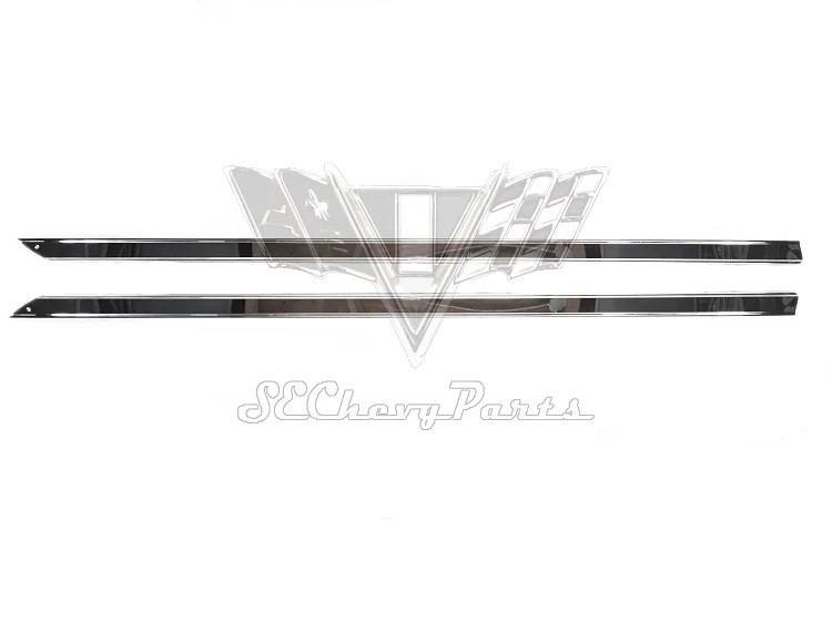 1959-1960 Chevy Impala Rocker Panel Moldings PAIR