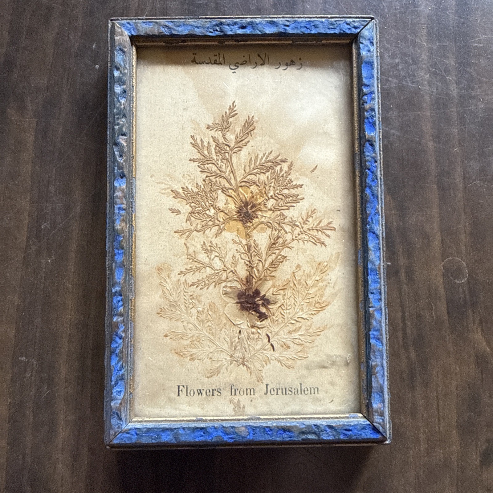 Antique/ Vintage Souvenir From the Holy Land 1900s “Flowers of Jerusalem”