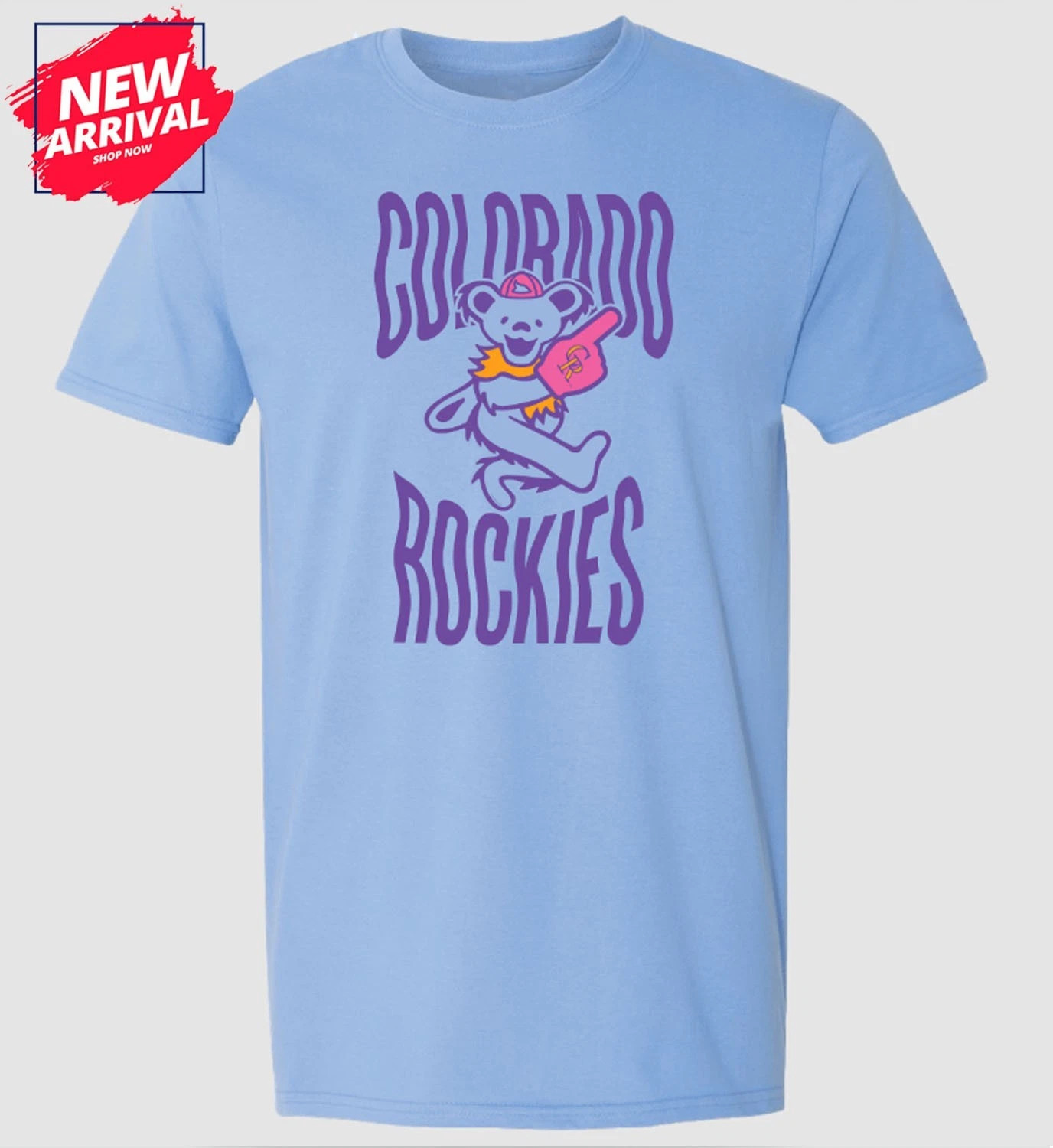 Rockies Gratteeful Dead Giveaway T-Shirt - All Size