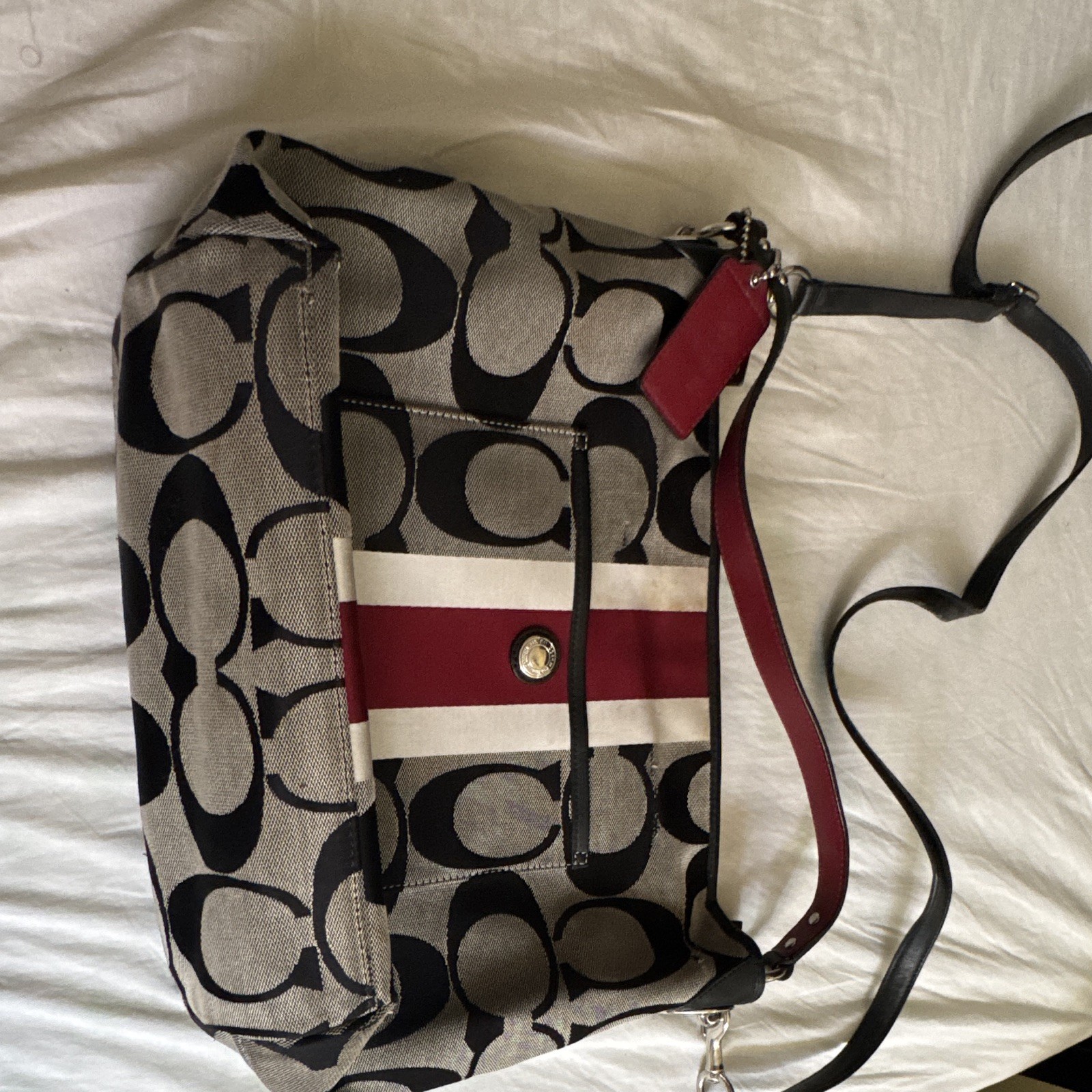 Coach Vintage Brown Soho Patchwork Signature C Satchel/Tote Bag
