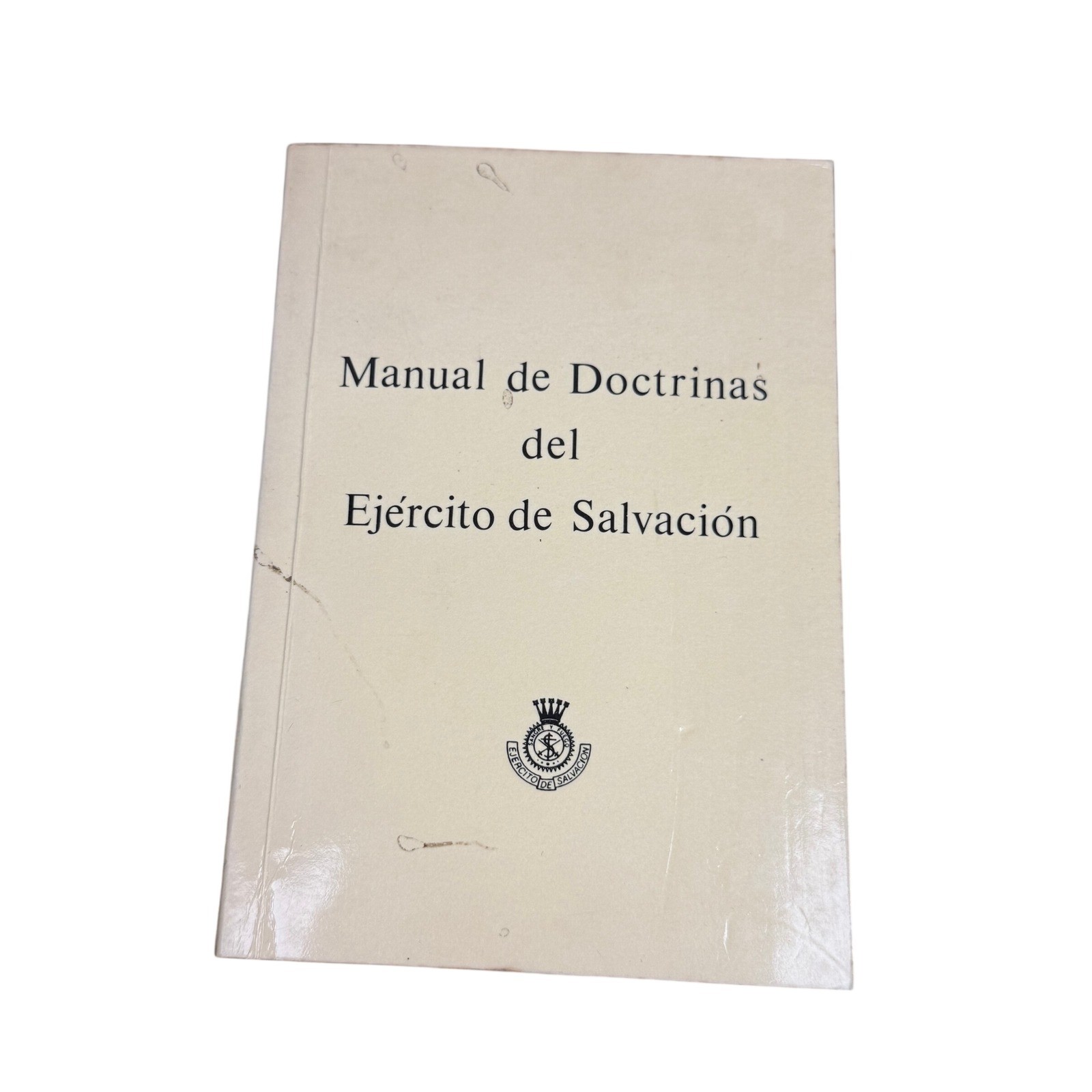 Vintage Spanish Salvation Army Manual Book circa 1970s Vintage Spanish Salvation Army Manual Book circa 1970s