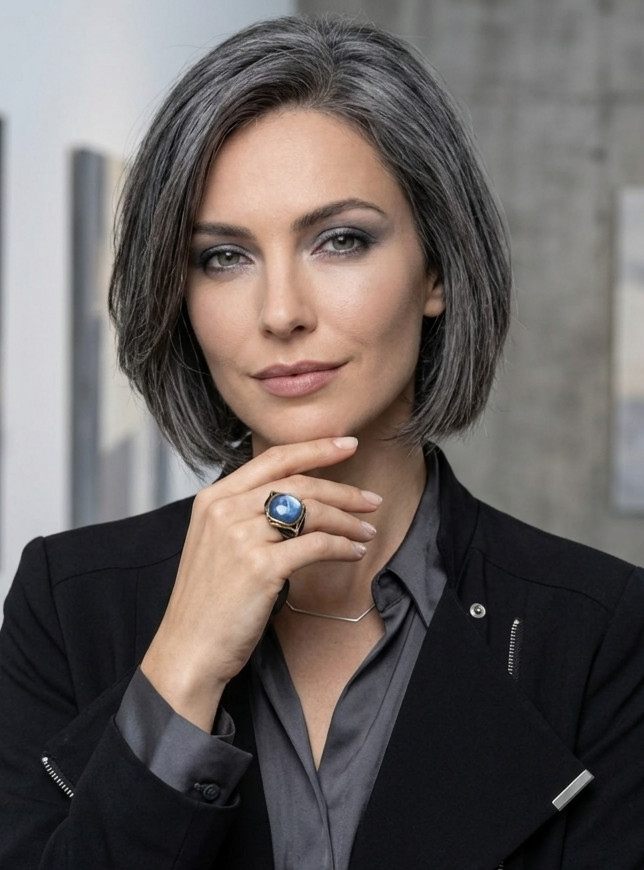 STUNNING Large Blue Cocktail Cabochon  Ring enamel Christina Sabatini