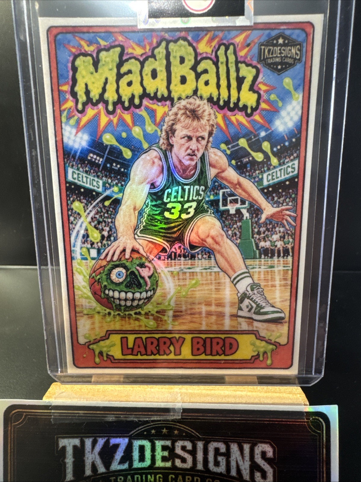 2026 Tkzdesigns MadBallz Boston Celtics NBA Legend Larry Bird  MB7