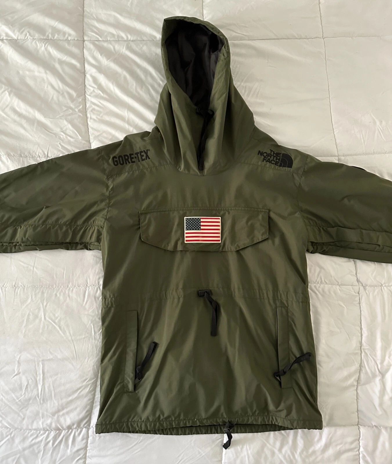 SUPREME X THE NORTH FACE TRANS ANTARTICA EXPEDITION PULLOVER JACKET MEDIUM OLIVE SUPREME X THE NORTH FACE TRANS ANTARTICA EXPEDITION PULLOVER JACKET MEDIUM OLIVE