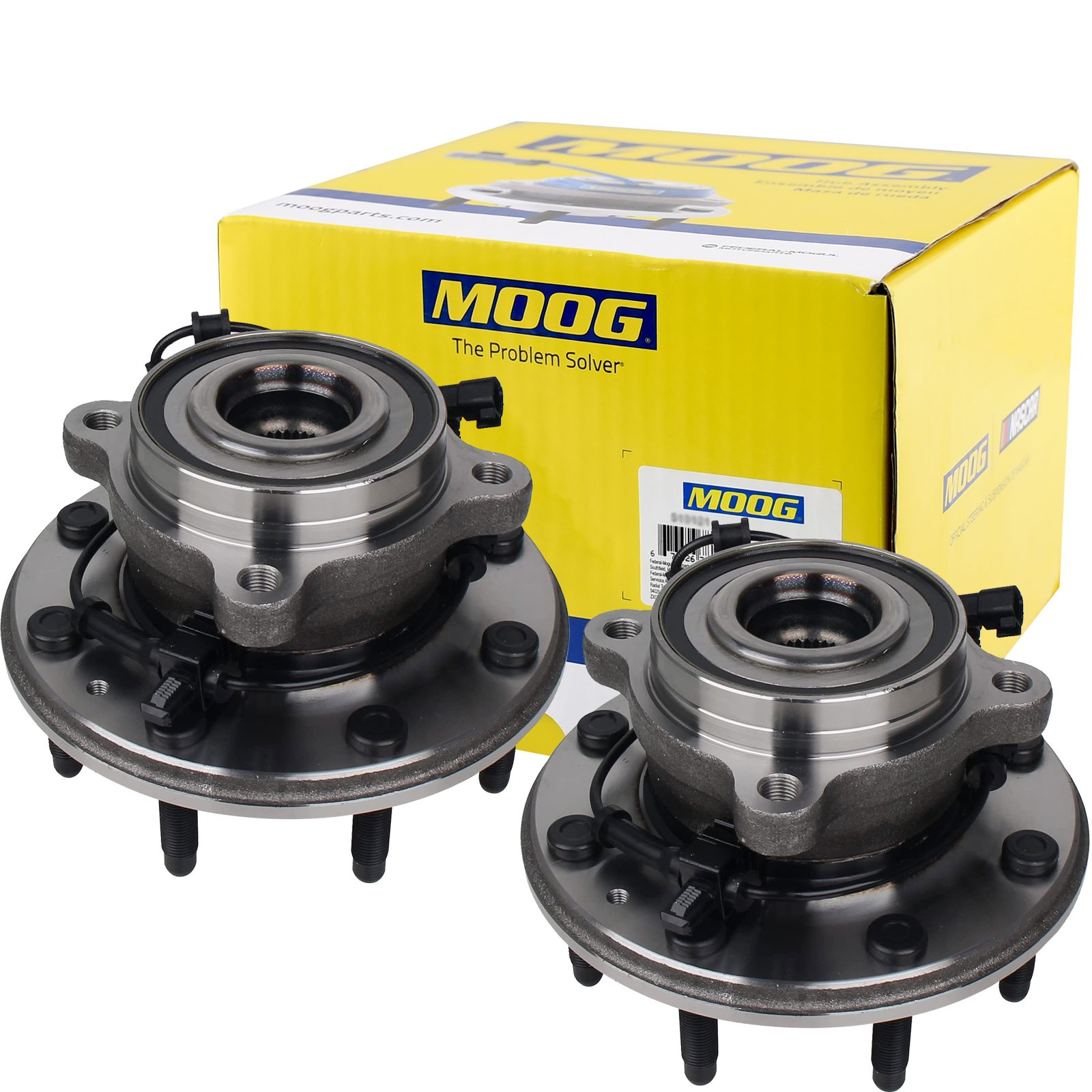 4WD MOOG Front Wheel Bearing Hub Assembly For Silverado Sierra 2500 HD SRW W/ABS 4WD MOOG Front Wheel Bearing Hub Assembly For Silverado Sierra 2500 HD SRW W/ABS